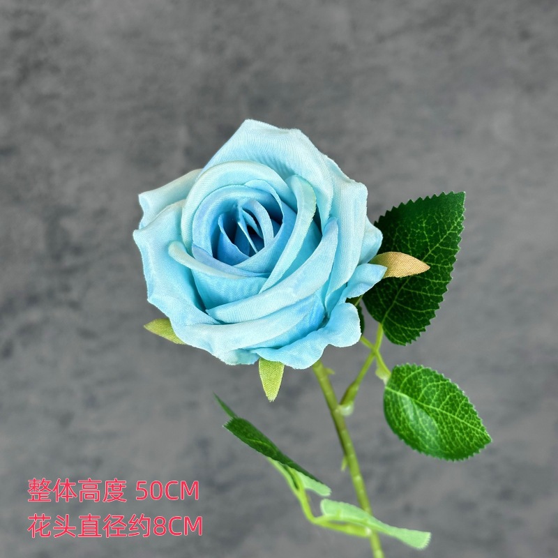 Silk cloth-pearl rose-blue