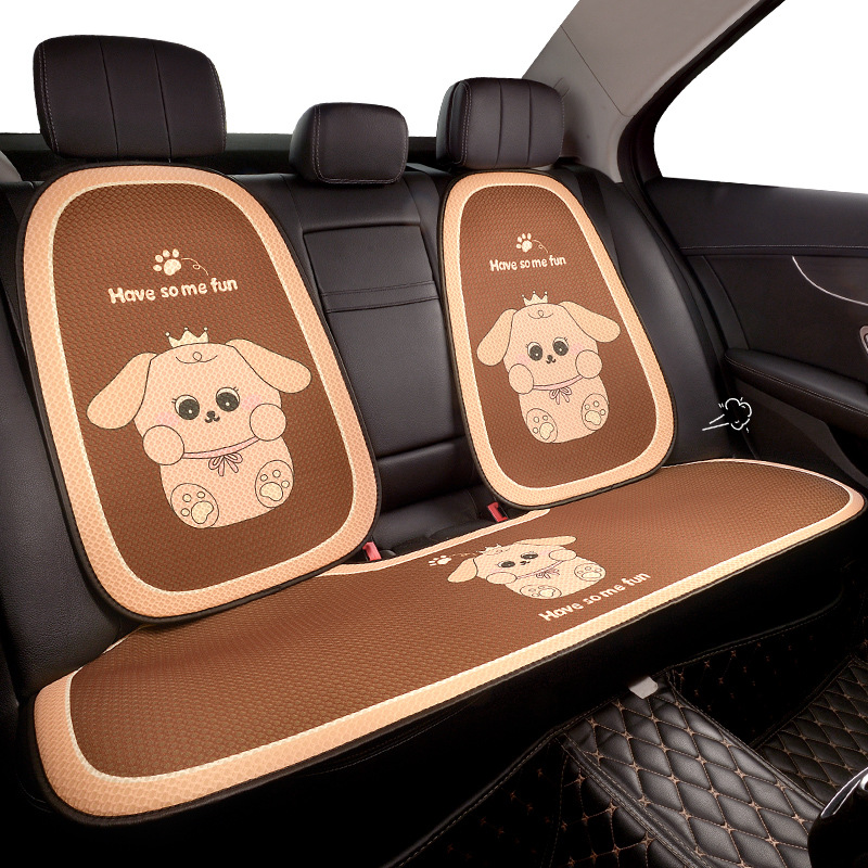 2025新款厂家直销卡通七件套大耳朵狗透气网布坐垫支持抖音一件代