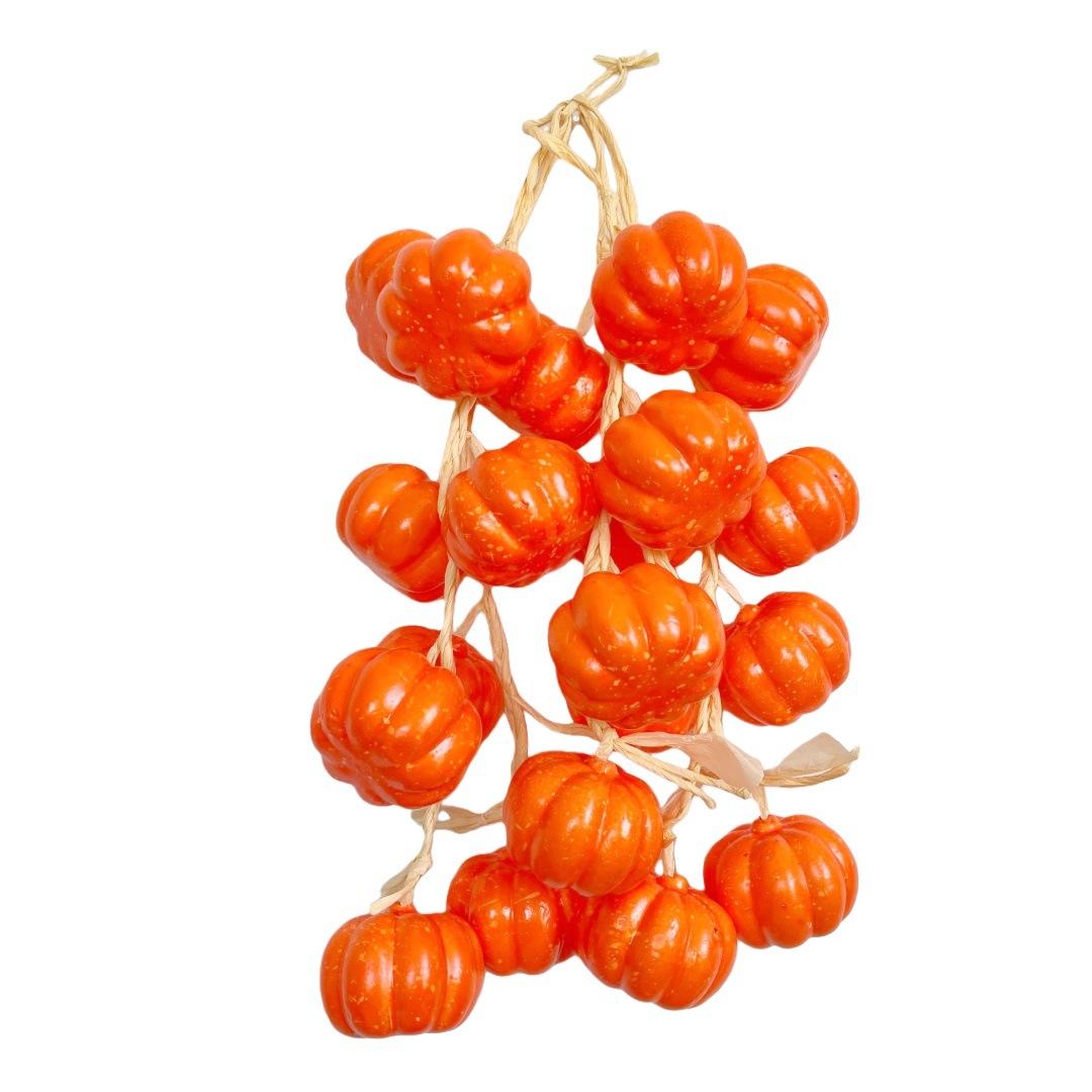 Vegetales artificiales cadena ajo colgante cadena maíz maní patata calabaza pimienta granja decoración fotografía props lote