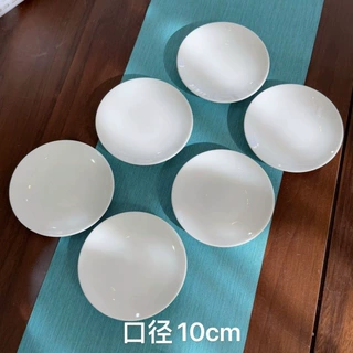 白瓷茶杯垫家用茶杯托防烫杯垫隔热茶垫陶瓷杯垫茶杯垫颜料碟墨碟