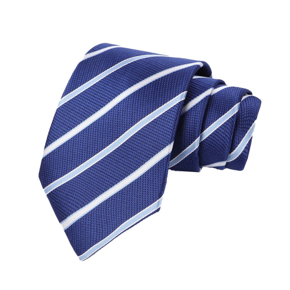 Corbata de hombre 8cm para hombre, bordado jacquard de alta calidad para hombre, corbata de negocios, corbata de seda de poliéster, fábrica al por mayor