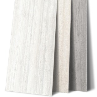 Wood fossil ceramic tile flat hole stone matte brick guest restaurant floor tile hotel lobby clothing store chain designer
