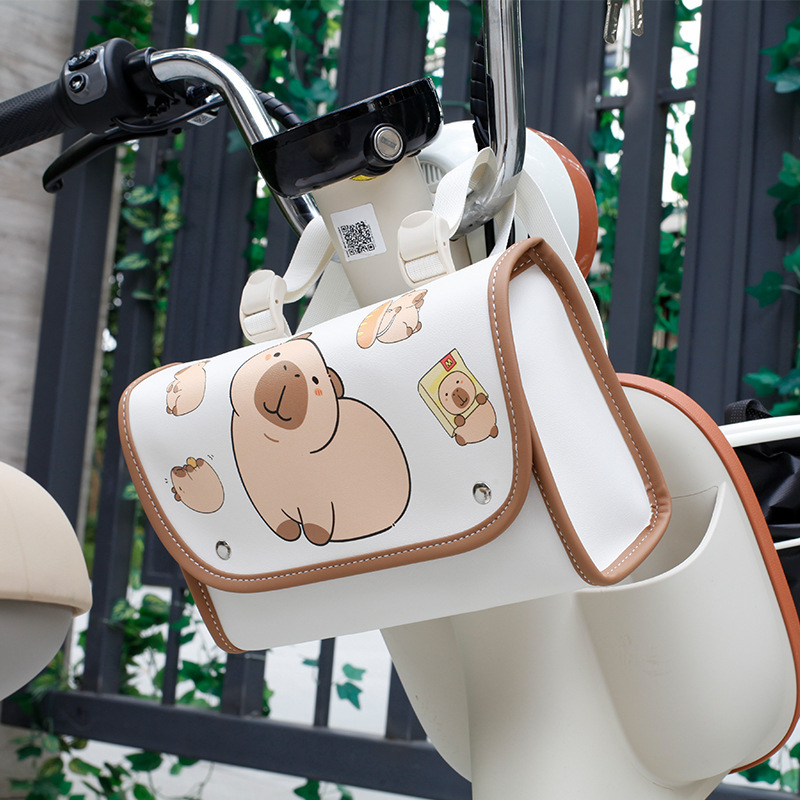 Cross-Border Hot-Selling Electric Vehicle Front Waterproof Bag Motorcycle Bicycle Universal Large-Capacity Storage Bag