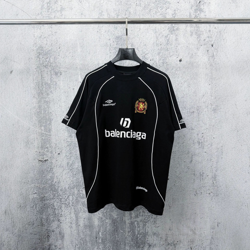 Paris B Brand 2026 Spring/Summer Hot-Selling 10 Jersey Print Embroidered Round Neck Short-Sleeve T-Shirt for Men and Women, Available for Dropshipping