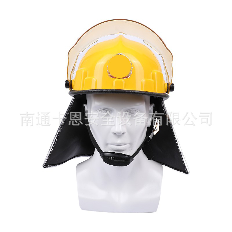 消防灭火头盔防火帽子抗压阻燃安全帽消防员头部防护韩式头盔厂家