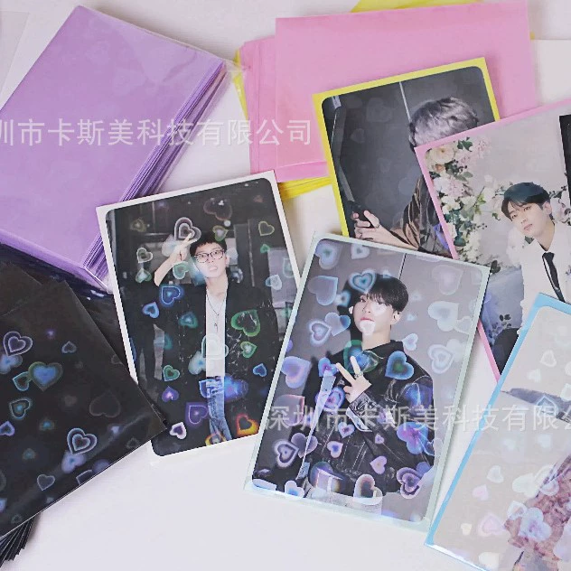 Производитель однотонной матовой двухслойной карточной пленки в форме сердца с лазерной обработкой для фотоальбомов Polaroid, карточек с изображениями знаменитостей и альбомов с фотографиями.