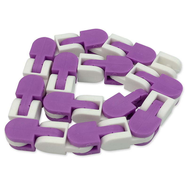 Productos transfronterizos de 24 secciones de la cadena de la pista de la bicicleta de 24 secciones de la cadena de la pista de la bicicleta