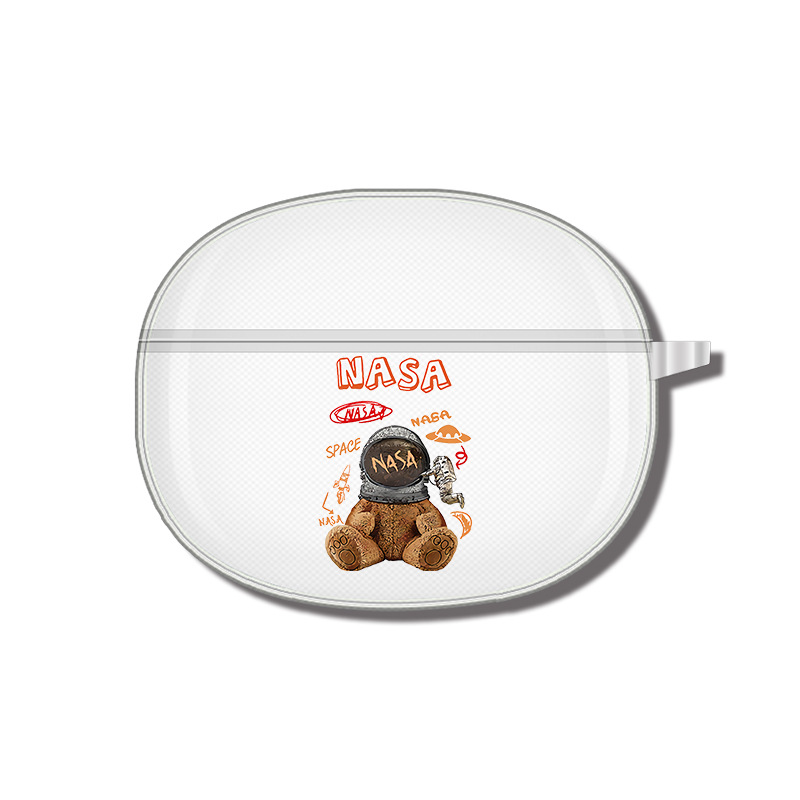 Adecuado para realme buds air3, funda para auriculares, funda protectora Bluetooth, carcasa suave transparente de TPU, patrón de impresión en color