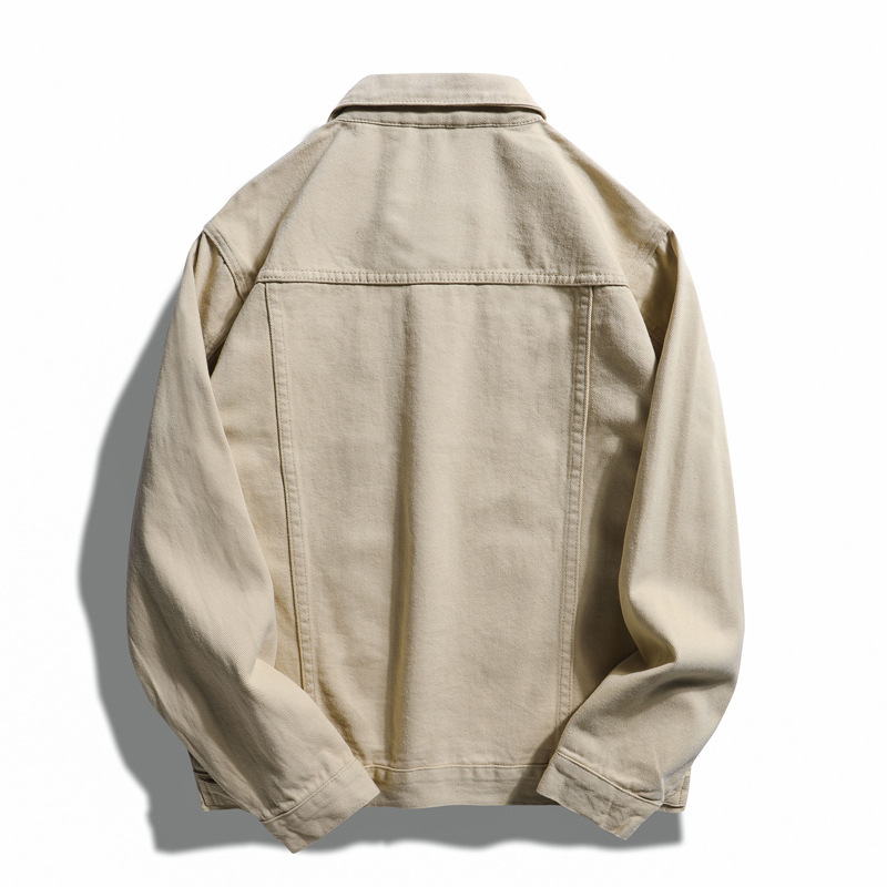 Men's Clothing fashion brand ins thin workwear denim jacket _voghion.com