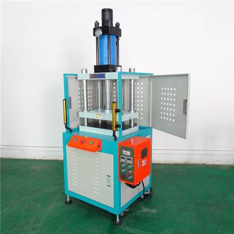 máquina de prensado de pastel de té máquina de prensado de pastel de algas pequeña prensa hidráulica de cuatro columnas