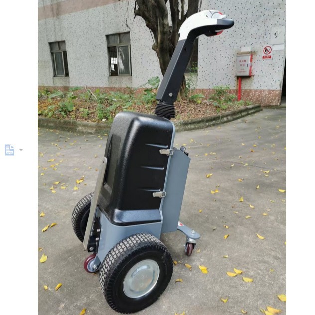 普尔夫步行牵引车小型拖头机场行李运输电瓶拖车同轨迹平板搬运车