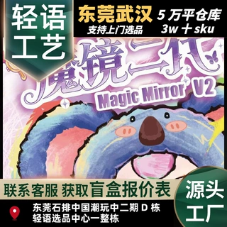 babythree娃三岁魔镜二代毛绒盲盒潮玩创意手办挂件