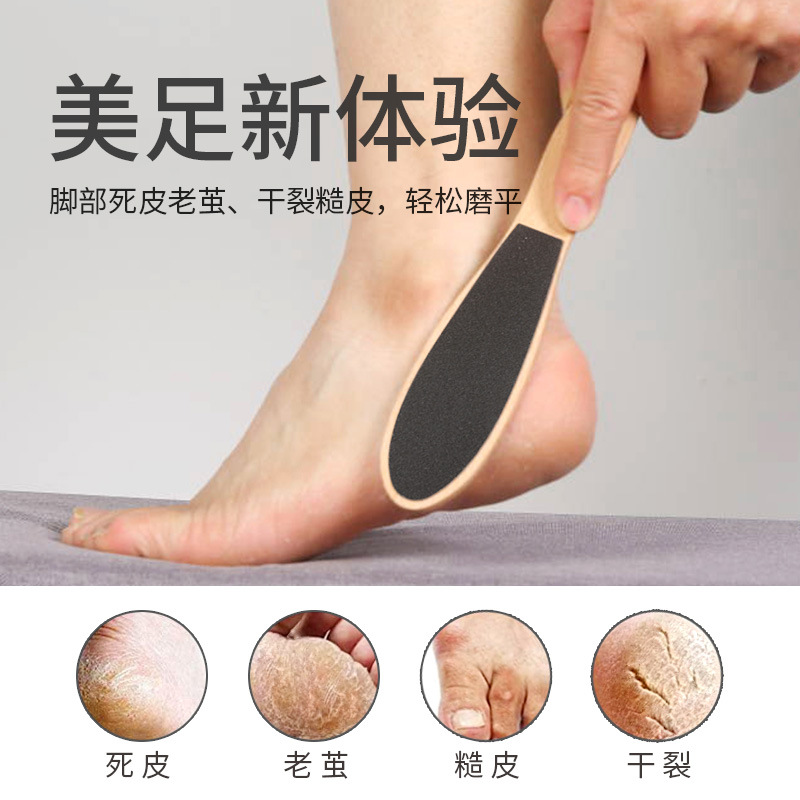 Foot Grinding Tool to Remove Dead Skin and Calluses, Household Pedicure Heel Foot Scraper, Foot Grinding Stone, Double-Sided Foot Scrubber