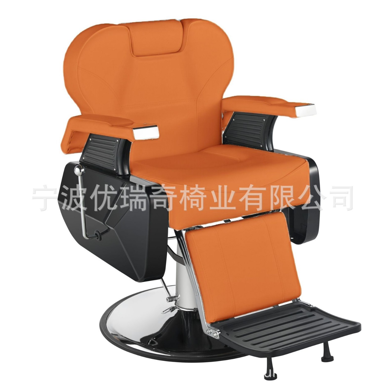 Silla de barbería transfronteriza silla de barbería cómoda silla de corte de pelo de acero inoxidable comercio exterior al por mayor muebles de peluquería image 20