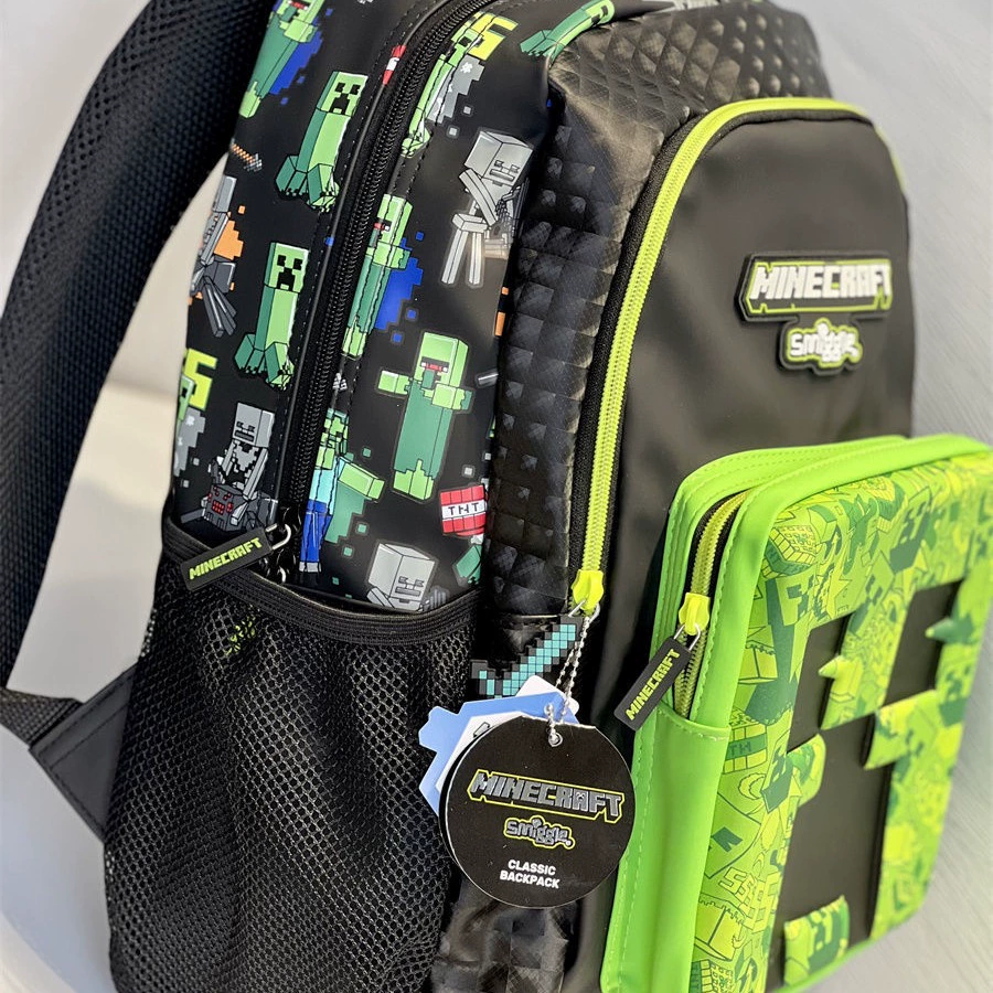 Рюкзак Smiggle, зеленая сумка, кошелек для мальчиков, держатель для карт