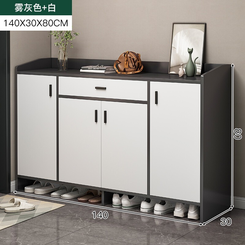 鞋柜家用门口入户玄关柜一体新款2022爆款楼道外靠墙大容量储物柜|undefined