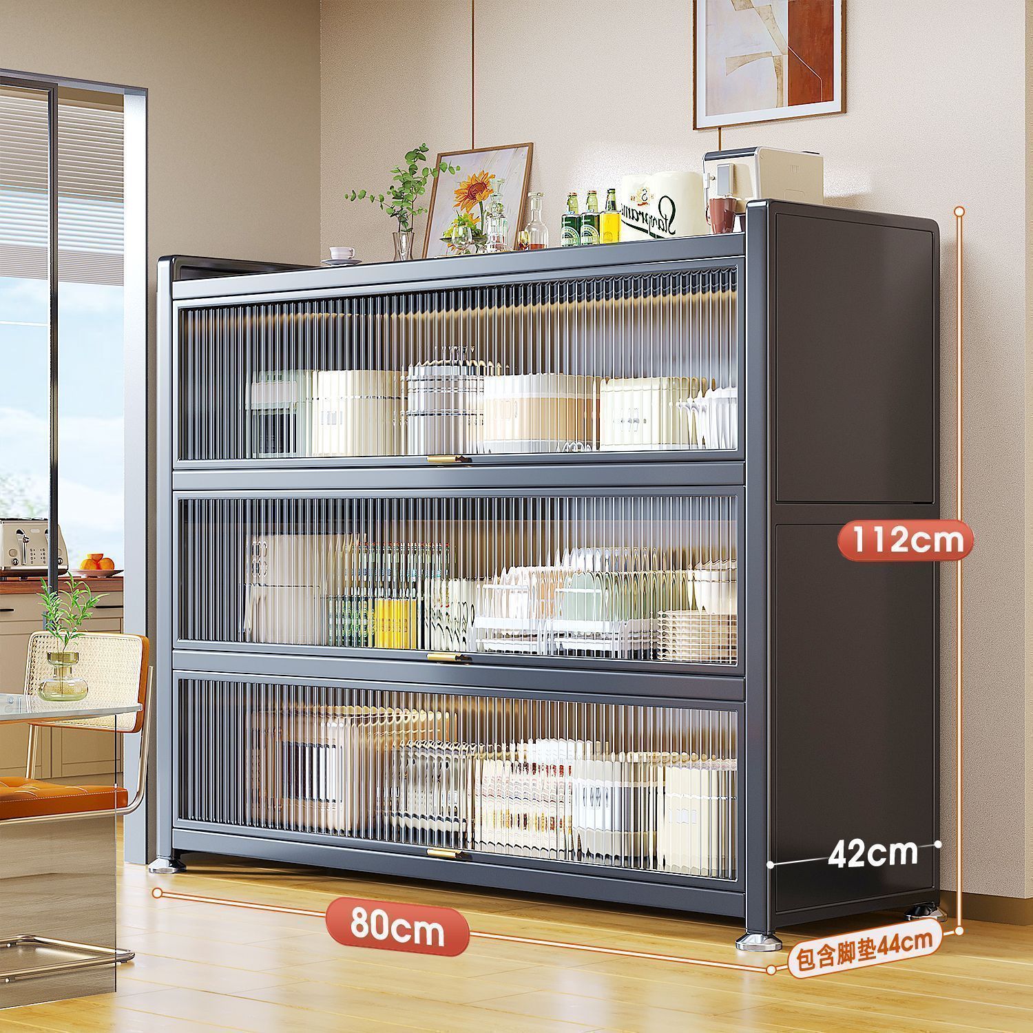 Fábrica directa gabinete de comedor gabinete de té gabinete de cocina rural gabinete de sala de estar gabinete de comedor tablero de roca barra de té