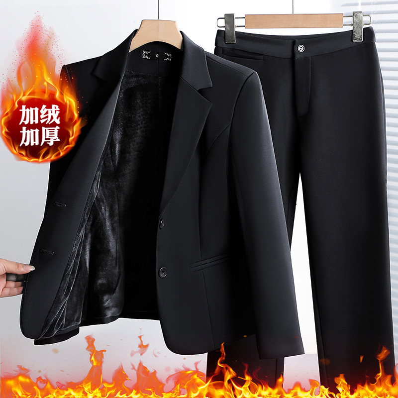 スーツのコートの女性春秋職業スーツの面接正装の気質のスーツのホテルのフロントの工装のマネージャーの作業服