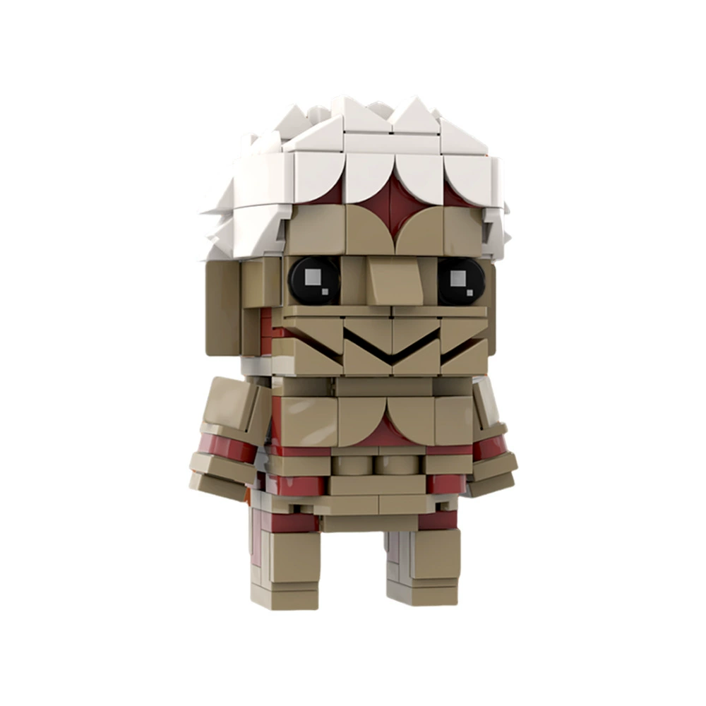 MOC-181340 Атаку на титанов кирпичи-голова Броня Titan конструктор игрушка кросс-маркетинг горячий товар дропшиппинг