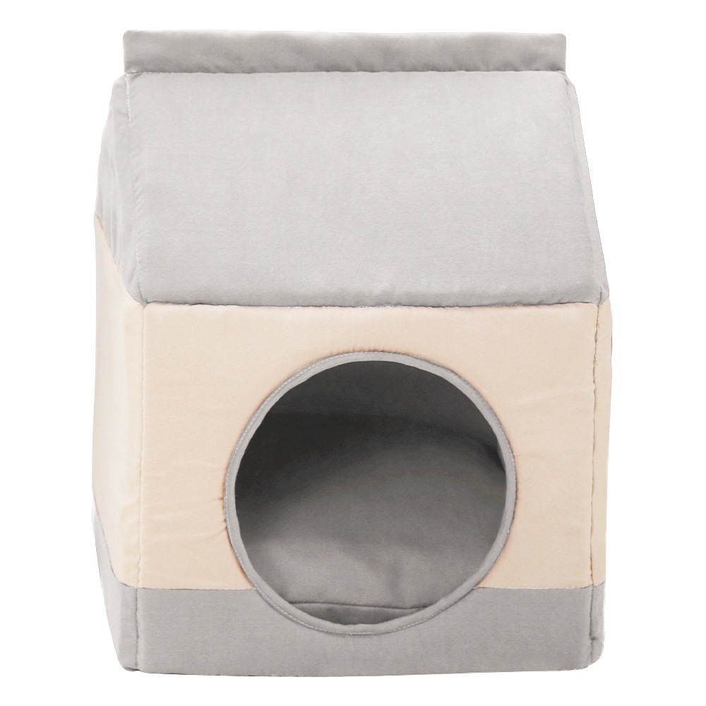 Perrera gato nido casa tipo invierno cálido pequeño perro peluche cuatro estaciones estera universal desmontable perrera gato nido cama