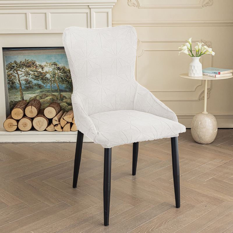 Cubierta de silla elástica Reposabrazos de forma especial cubierta de silla simple engrosada polar apoyabrazos respaldo integrado cuatro estaciones