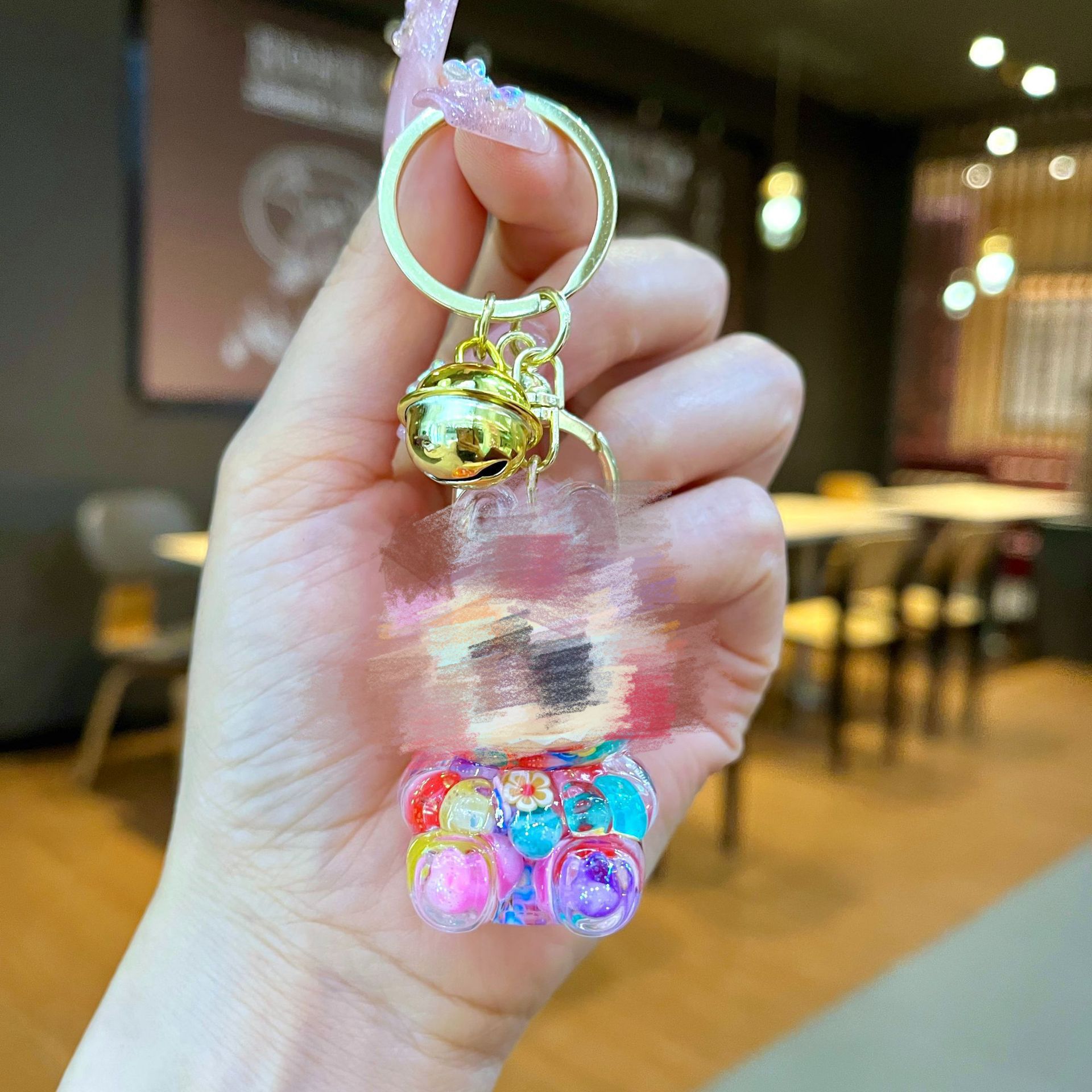 골든 하드웨어 [다채로운] 빛나는 깜박이는 작은 천