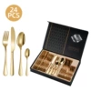 24-piece set-golden color
