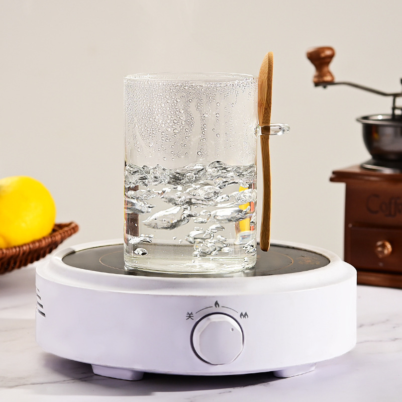 Fabricante de suministro de alta borosilicona de vidrio sellado lata de té recta frutas secas bocadillos almacenamiento de botellas de almacenamiento de dulces