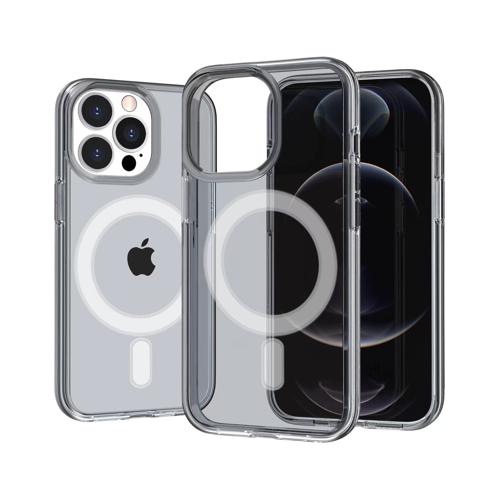 ターミネーター厚みのある落下防止 iPhone14P 磁気電話ケースヨーロッパとアメリカの Apple 17 13p ハード保護カバー