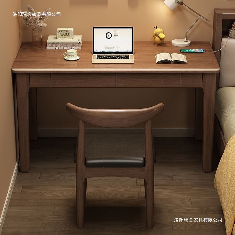 All-Solid Wood Desk 40/50cm Wide Writing Desk for Home Use, Study Table for Middle School Students, Bedroom Small Apartment Computer Desk All-Solid Wood Desk 40/50cm Wide Writing Desk for Home Use, Study Table for Middle School Students, Bedroom Small Apartment Computer Desk