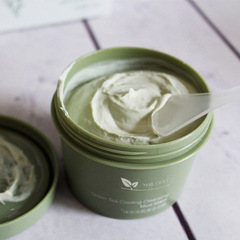 Madeline green tea mud mask 100g moisturizing and repairing smear-type ice muscle cleansing mask ice cream green tea mud mask