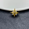 Golden yellow diamond [1 piece]