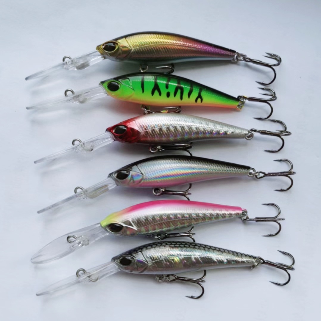 Floating Minnow Lures Hard Baits Bass Trout Fresh Water Fishing Lure