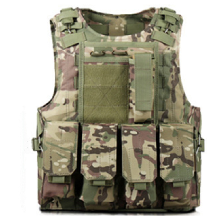 Military fans tactical vest vest amphibious field CS vest camouflage multifunctional outdoor vest tactical equipment