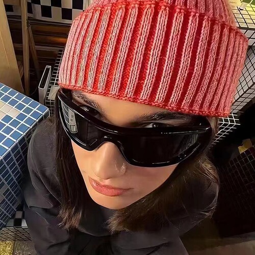 Boho Y2K Sunglasses Hip-Hop Fashionista Sunglasses Dance Party Sunglasses Unique Outdoor Streetwear Sunglasses Narrow Frame