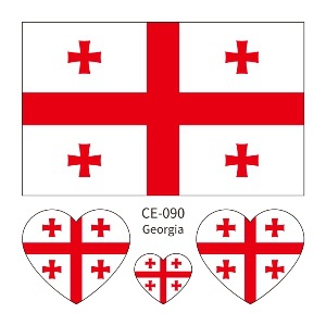 Colección completa de banderas nacionales Spot Juegos del Día Nacional Pegatinas de bandera de amor Pegatinas de tatuajes Pegatinas faciales impermeables para hombres y mujeres Pegatinas de actividad