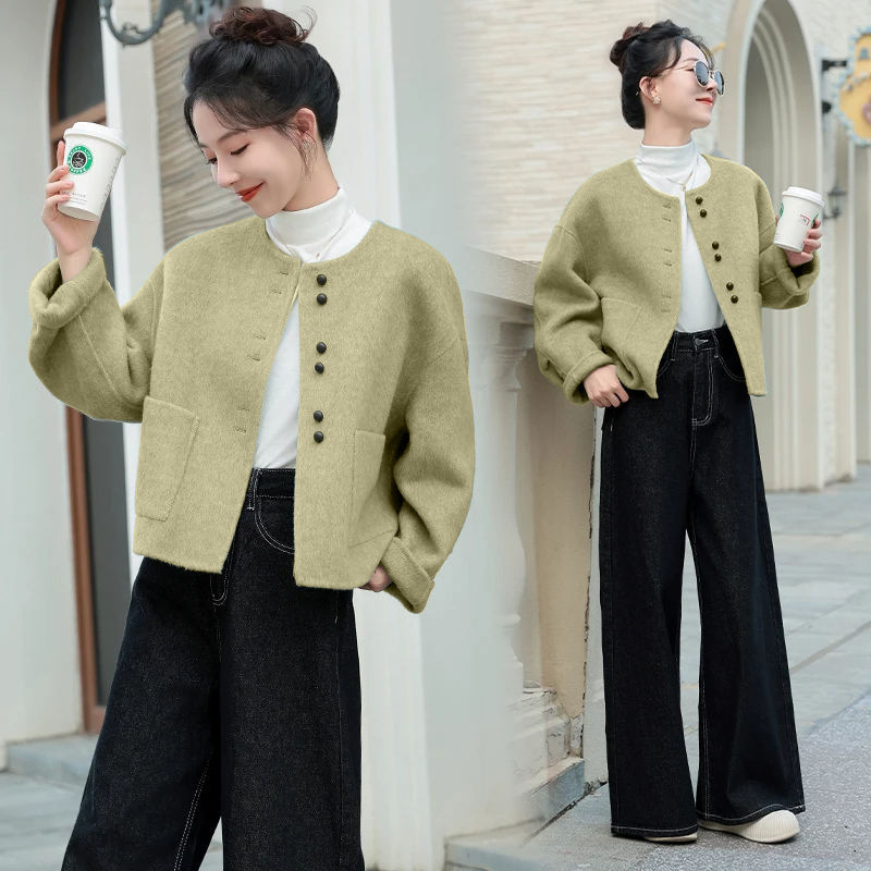 2025 Puyuan New Double-sided Nepal Fashion Western Style Small Fragrance High-end Short Age-reducing Spring Jacket