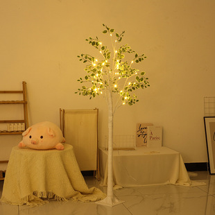 Cross-border LED tree lights landscape lights indoor home decoration lights Thanksgiving party scene layout courtyard luminous tree