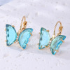 Fashionable elegant earrings, brand accessory, city style, light luxury style