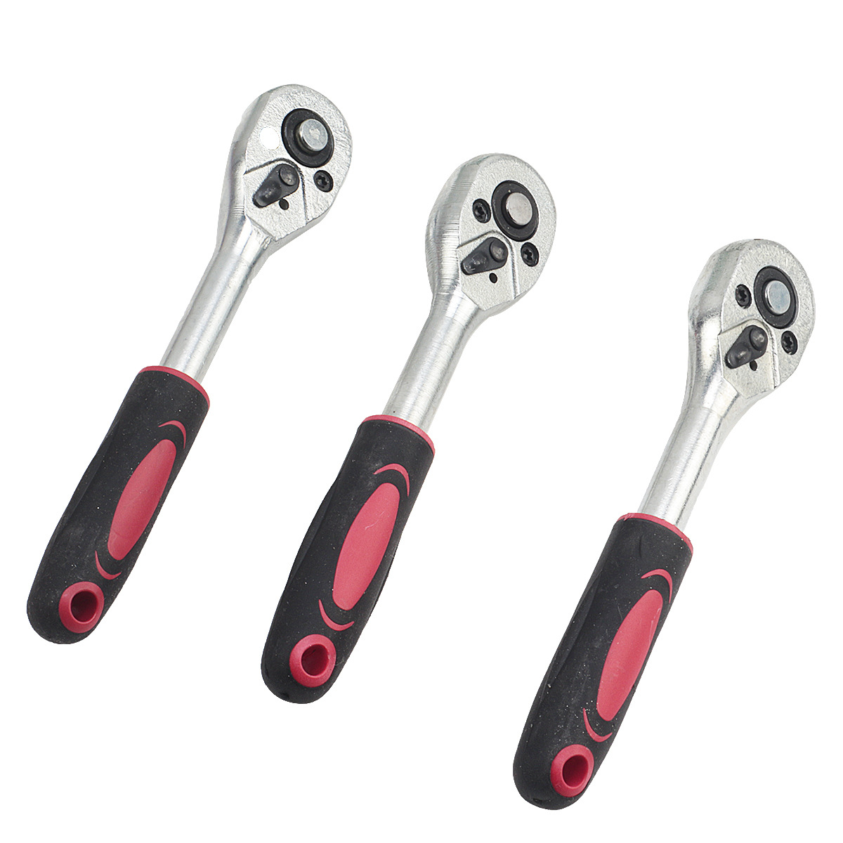 46 piezas de conjunto de llave de manga rápida pequeña volante reparación automotriz reparación automotriz trinquete destornillador herramienta de combinación