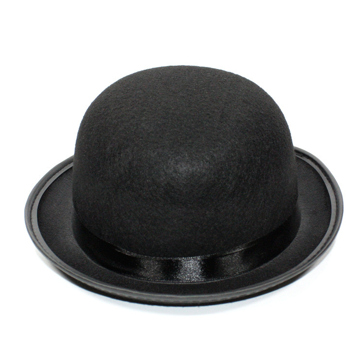 dome Lincoln hat stage performance hat all-match british style magician hat for men and women halloween cos hat