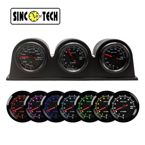 Sincotech 52Mm12V avtomobil modifikasiya aləti 516 üçlü ölçü Obdii