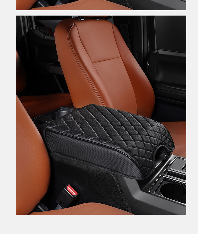 Suitable for 2015-2020 Ford F150 Car Armrest Box Heightening Pad Elbow Support Pad Armrest Box Cushion