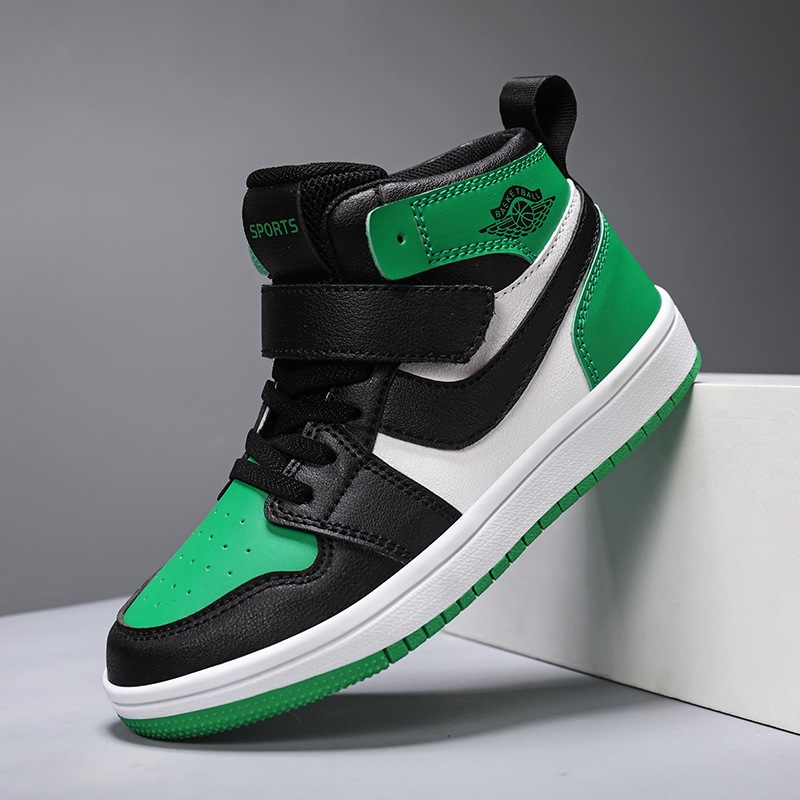 Zapatillas de deporte para niños, zapatos de baile callejero, zapatos de moda de caña alta, zapatillas de deporte pequeñas, zapatos de moda para niños de estudiante, 2024 nuevos zapatos casuales para niños de mediana edad