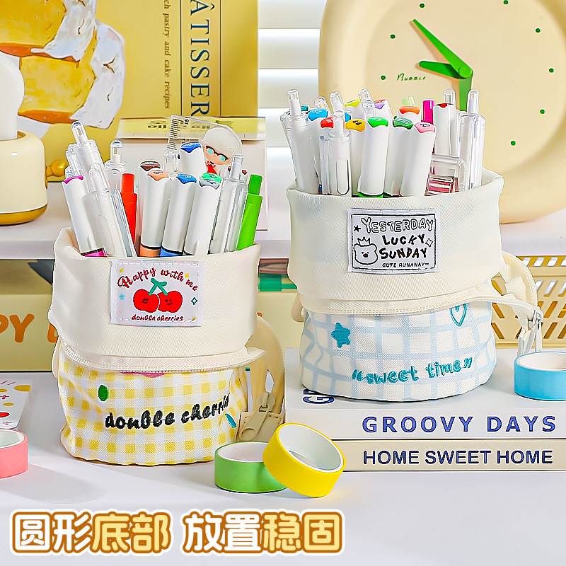 かわいい日本製高価値インスタイルニッチデザイン小銭入れ学生かわいい文具収納袋|undefined