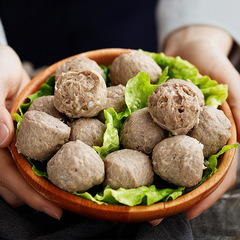 Xipan Beef Balls and Beef Tendon Balls, Gold Edition Beef Hot Pot Balls, 250g/Bag, 4 Bags Total, 2 Lbs