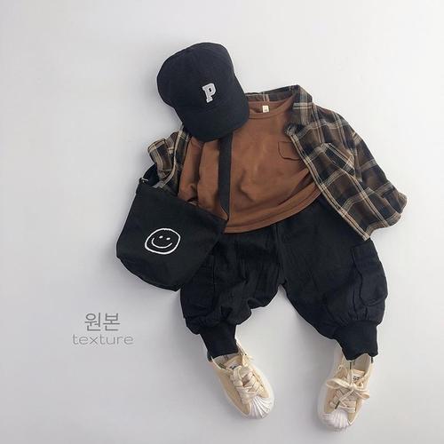 Men's Shirt Checkered 2025 New Spring Outfit Long Sleeve Children's Trendy Top Boy Cool Stylish Autumn/Winter Jacket Shirt