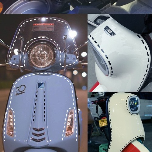 Dashed Line Car Sticker DIY Line Decor Reflective Sticker Car Electric Motorcycle Machine Body Sewing Stitch Decal