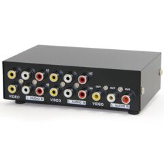 国境を越えて人気のあるhd av四進一出切替器ゲーム機の古いテレビパソコンの音声ビデオav切替器