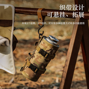 Outdoor Vasca Stove Gas Tank Protective Cover Anti-Slip Anti-Collision Cover Gas Cylinder Velcro Storage Bag Protective Cover